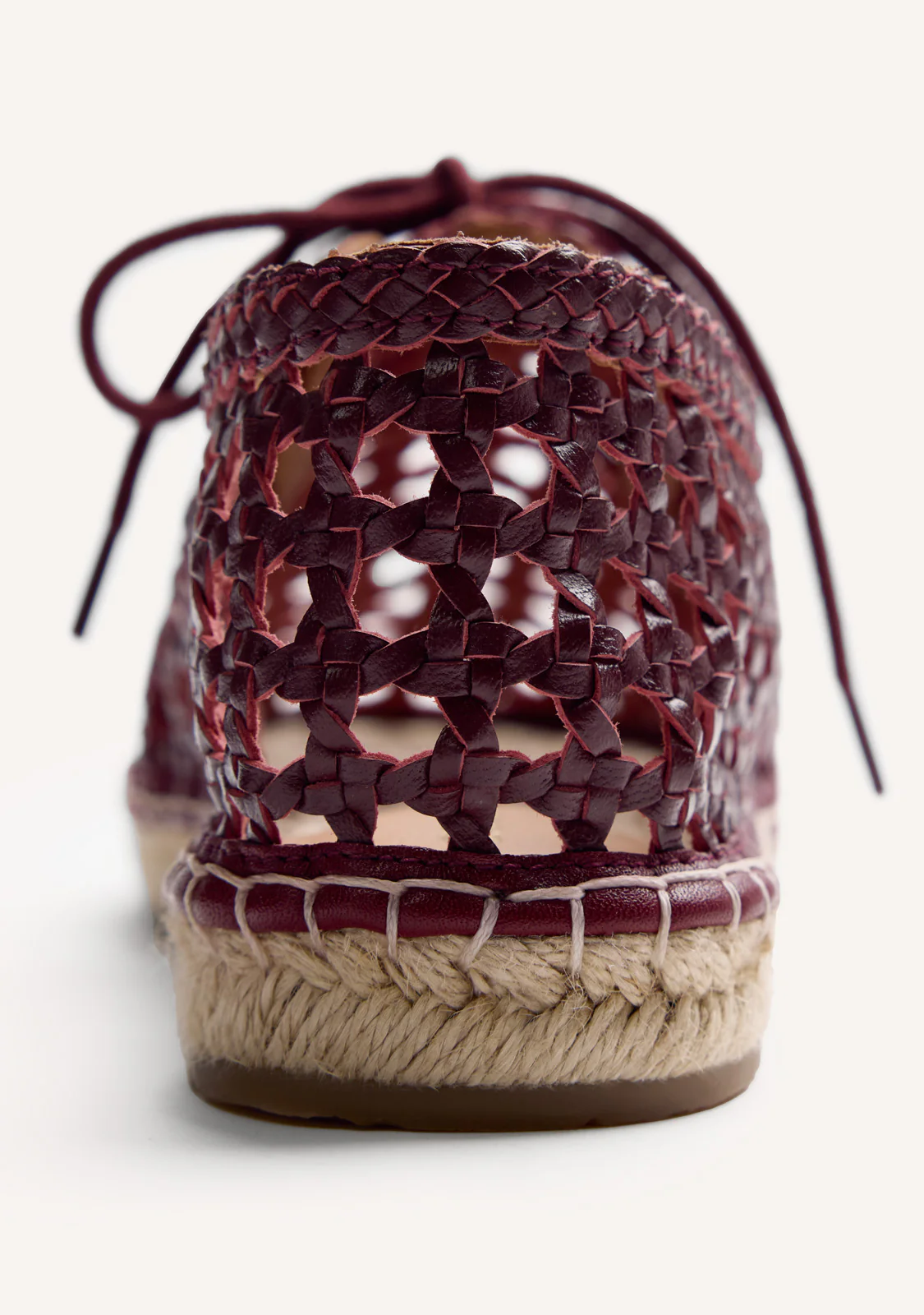 BRAIDED LEATHER FLAT SHOES WAYZATA - Image 4