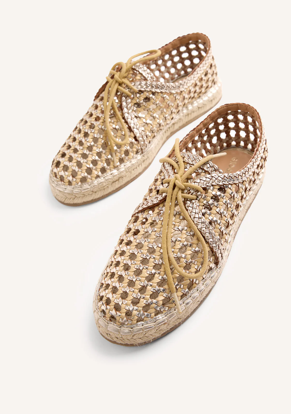 BRAIDED LEATHER FLAT SHOES WAYZATA - Image 4