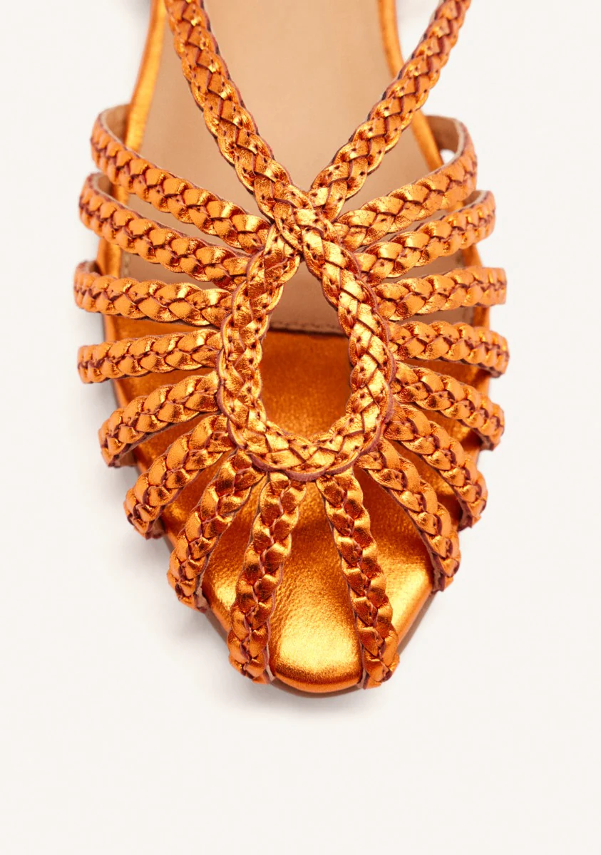 BRAIDED LEATHER MULES HINGHAM - Image 3