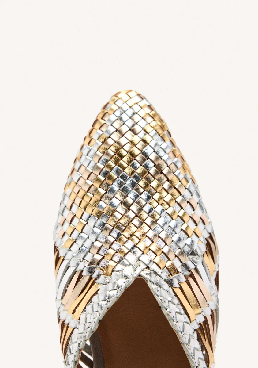 BRAIDED LEATHER MULES LAGRANGE - Image 3
