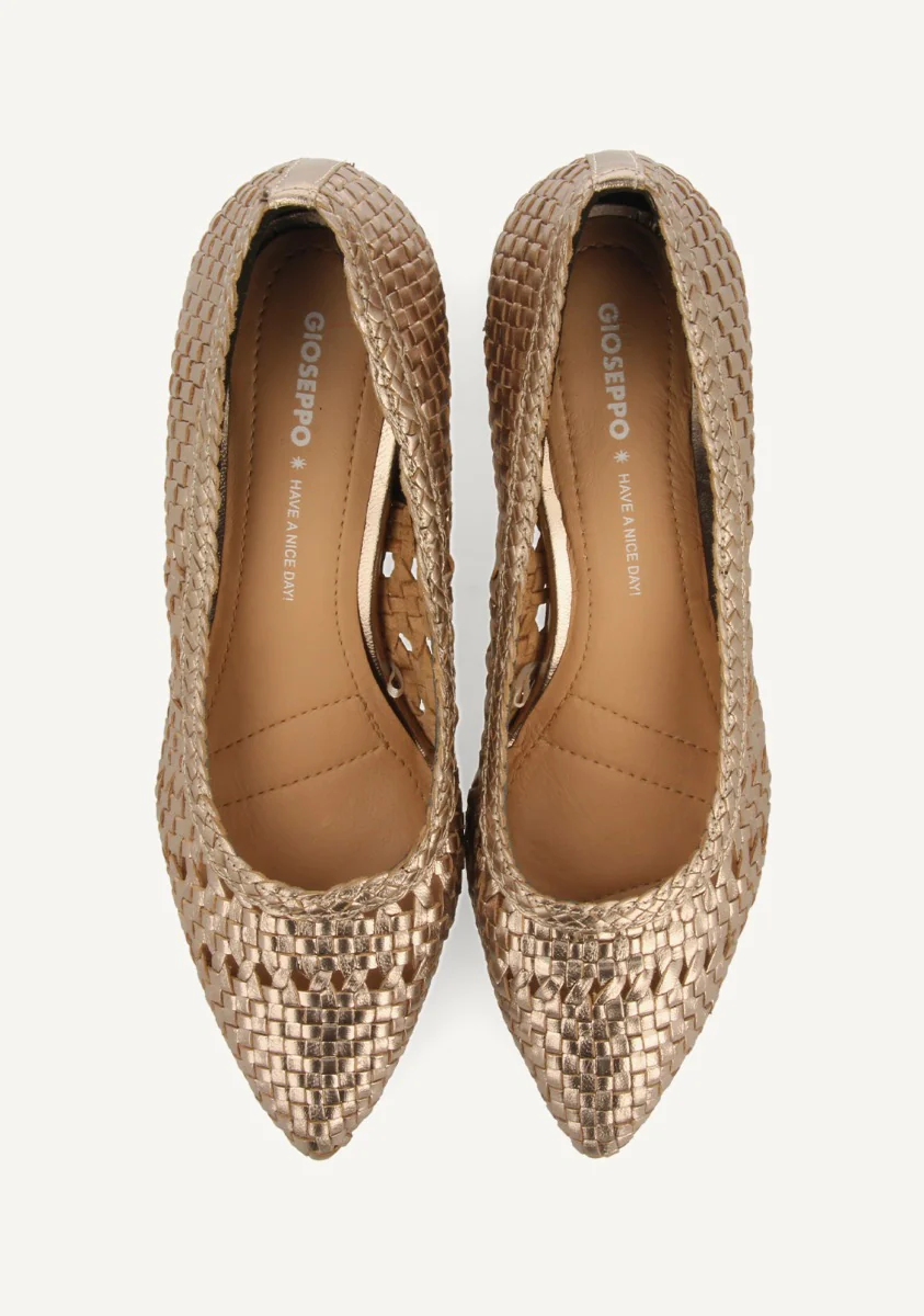 BRAIDED LEATHER PUMPS NITRA - Image 4