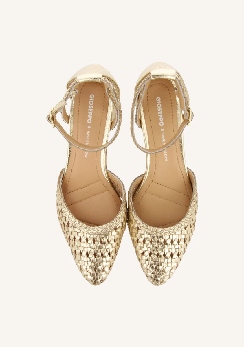 BRAIDED LEATHER PUMPS SARKAD - Image 4