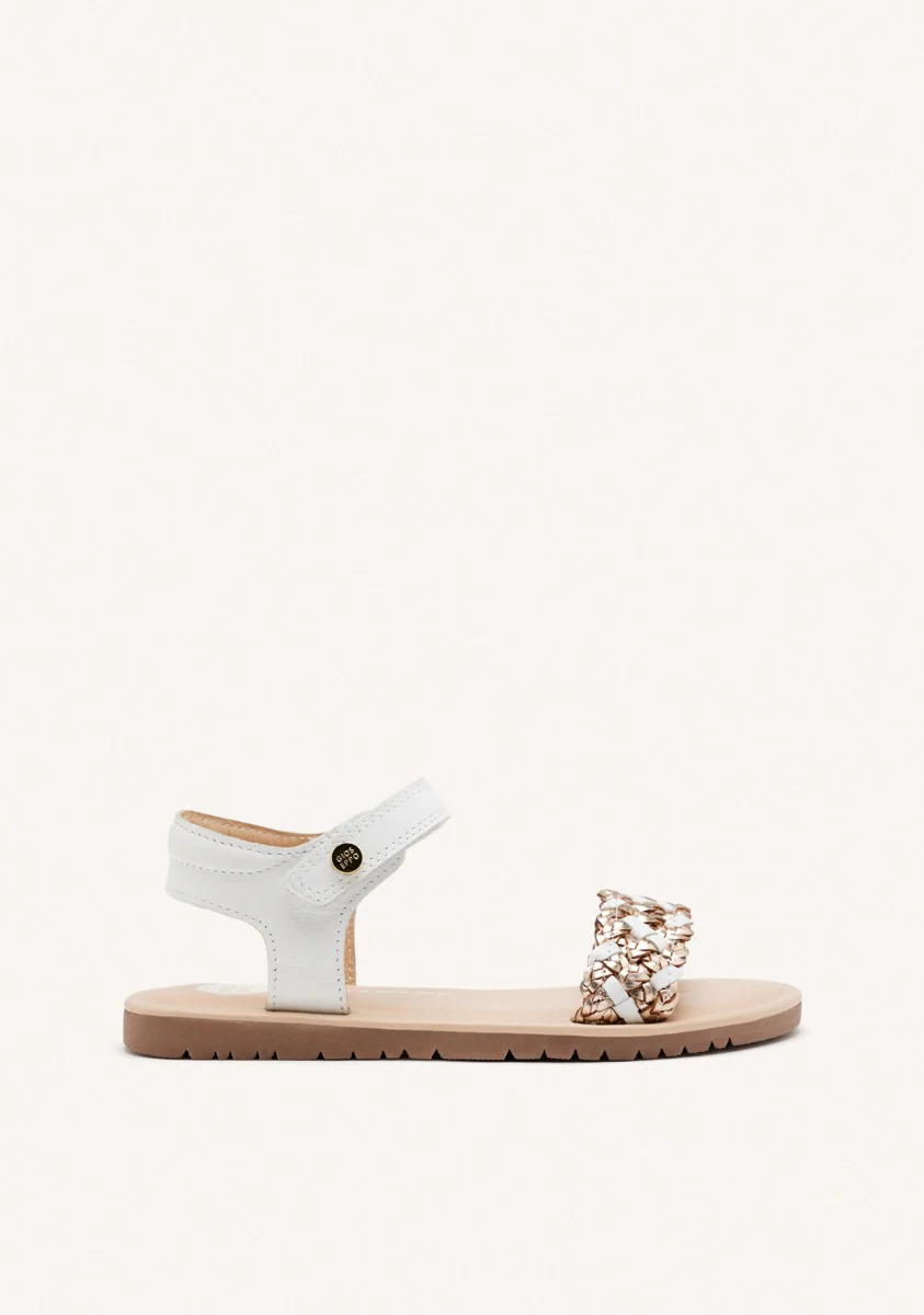 BRAIDED LEATHER SANDALS LEMINGTON