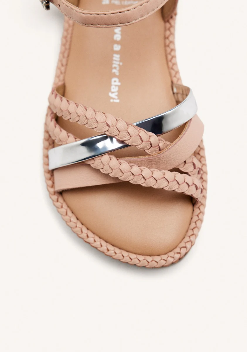 BRAIDED LEATHER SANDALS MEDARY - Image 4