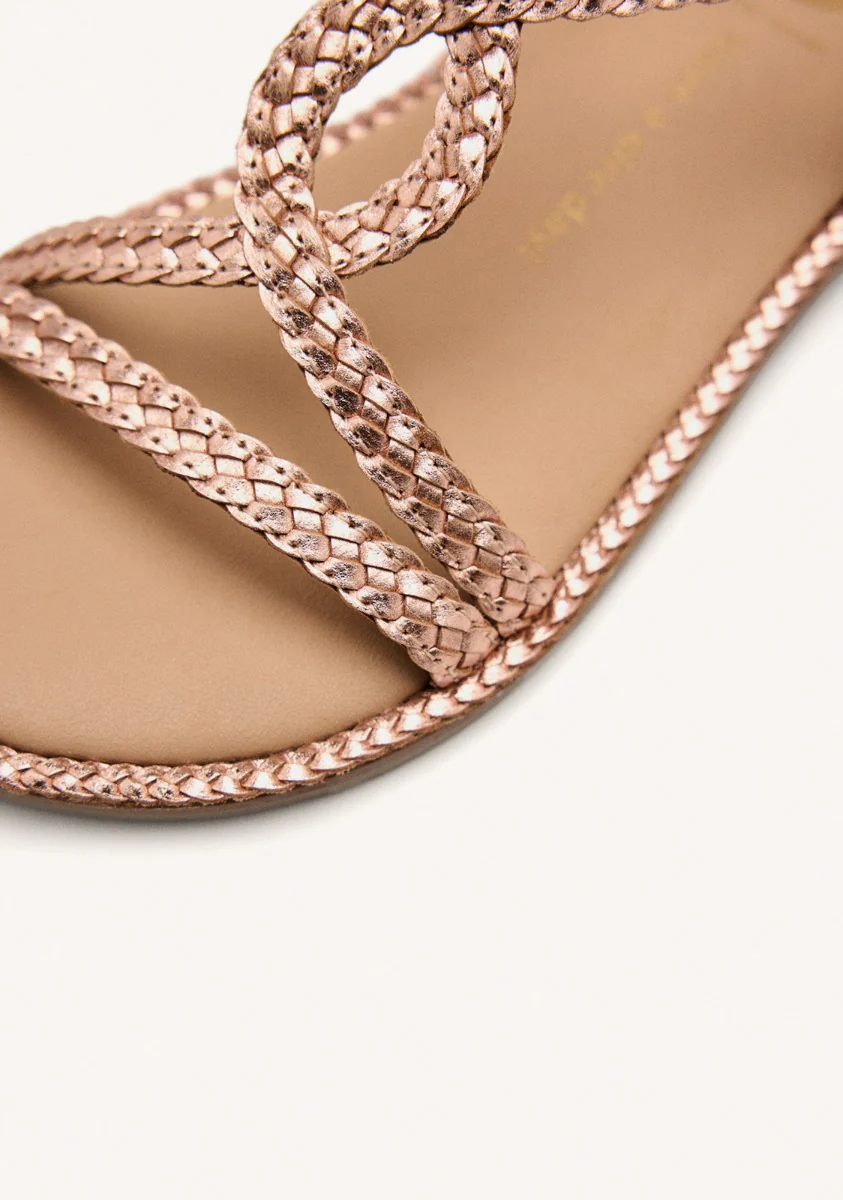 BRAIDED LEATHER SANDALS SUFFIELD - Image 3