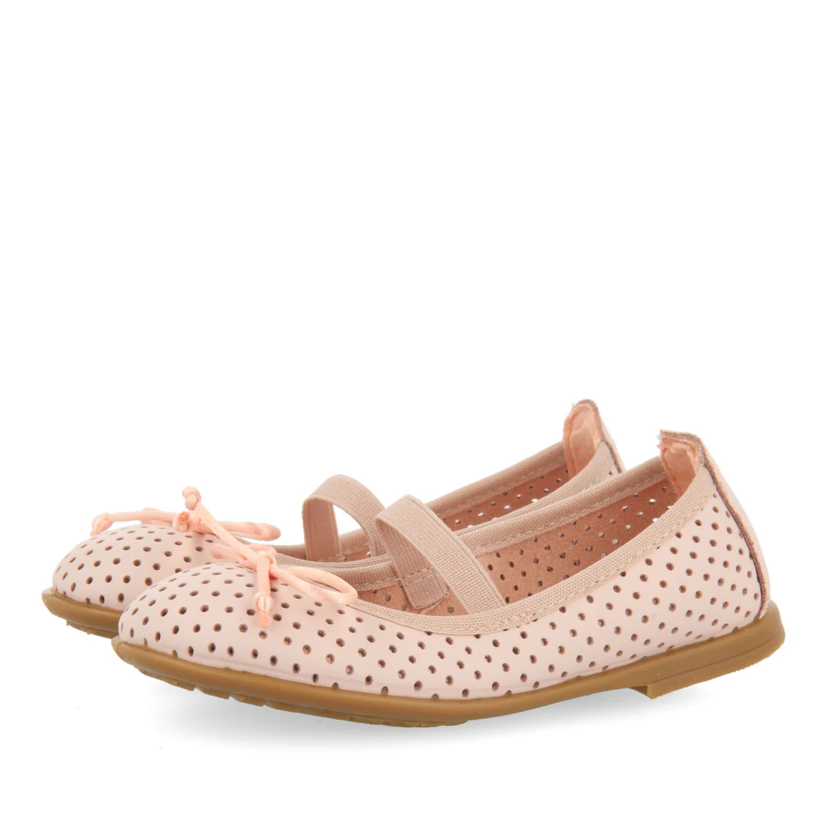 Brannay girlsink leather ballet flats - Image 2