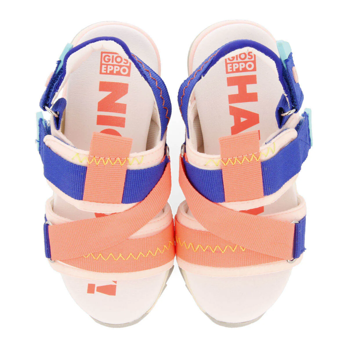 Bundall girls mesh sandals with adjustable white straps - Image 3