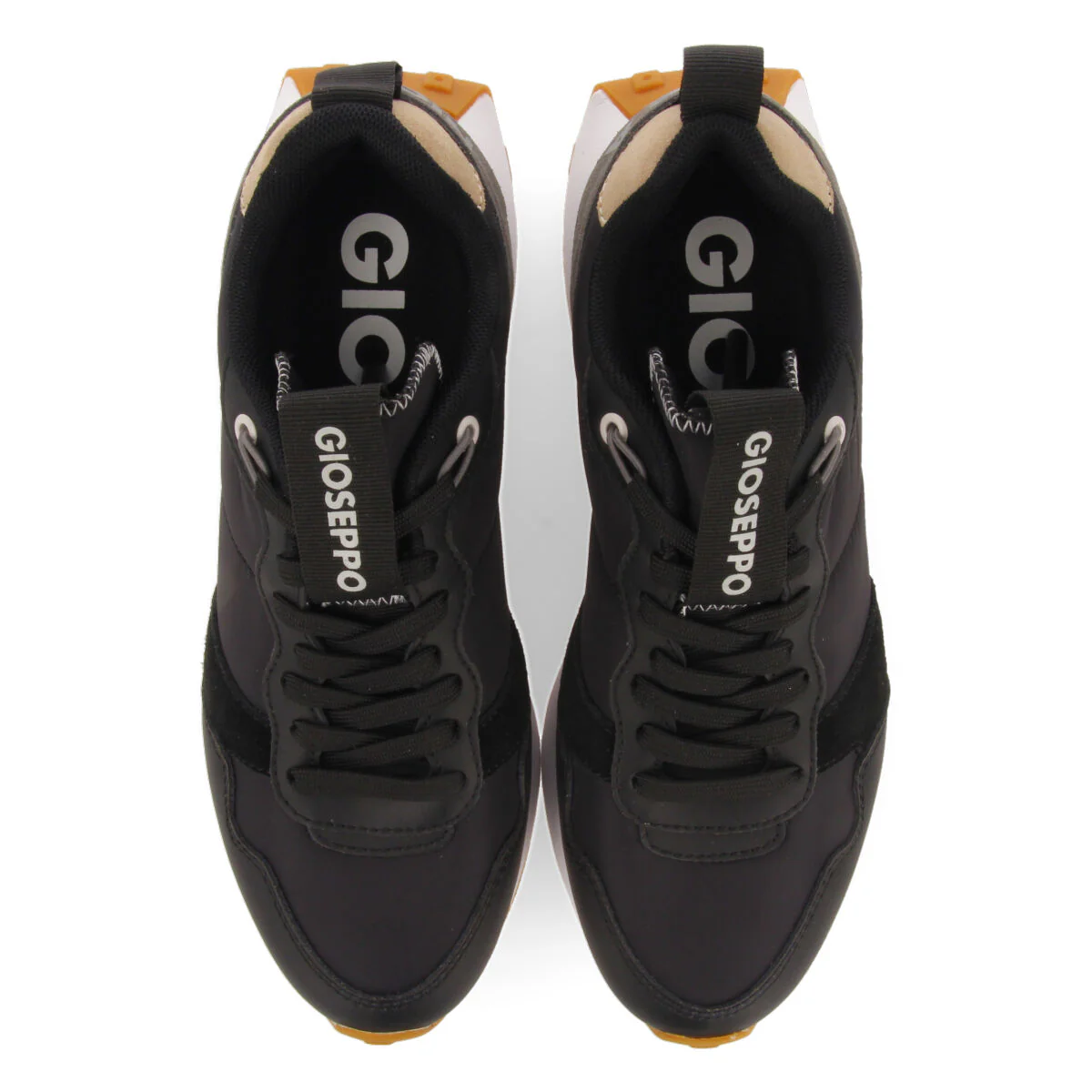 Chacao women's black retro-style sneakers with multicoloured details - Image 3