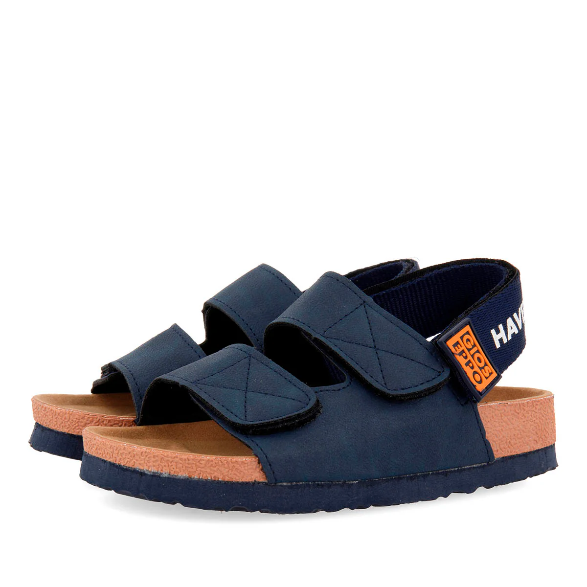 Chanclas estilo bio color marino para niño DESSEL - Image 2