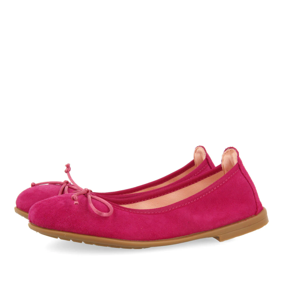 Chiador girls fuchsia leather ballet flats - Image 2