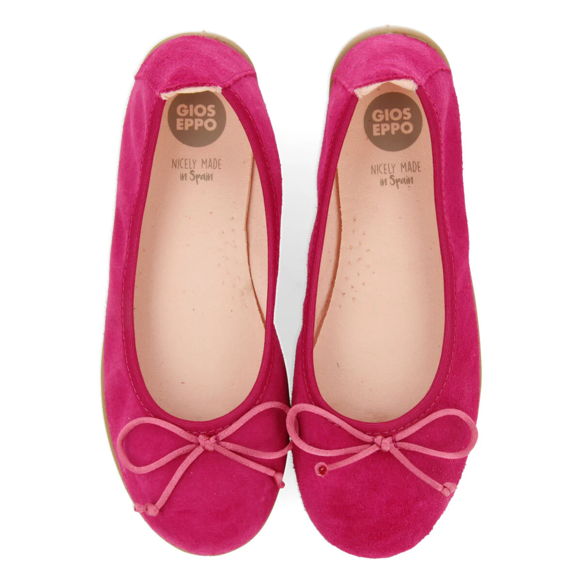 Chiador girls fuchsia leather ballet flats - Image 3