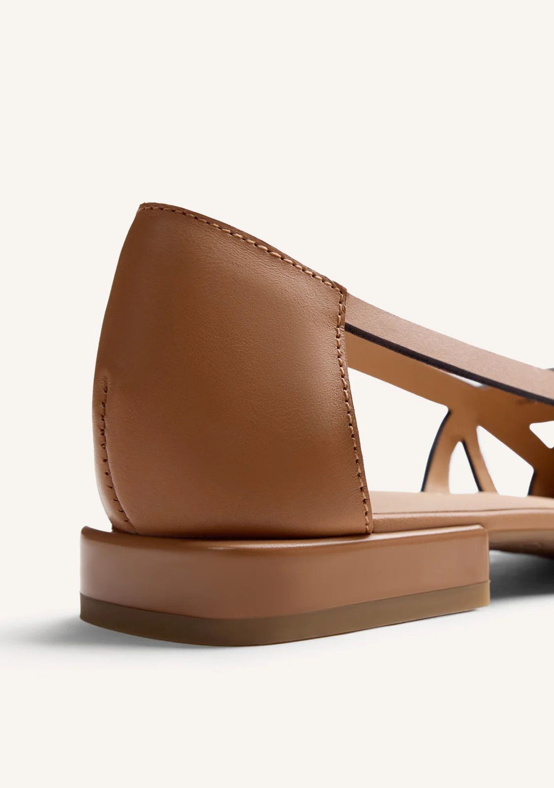 CUT-OUT LEATHER BALLET FLATS BUMALA - Image 4