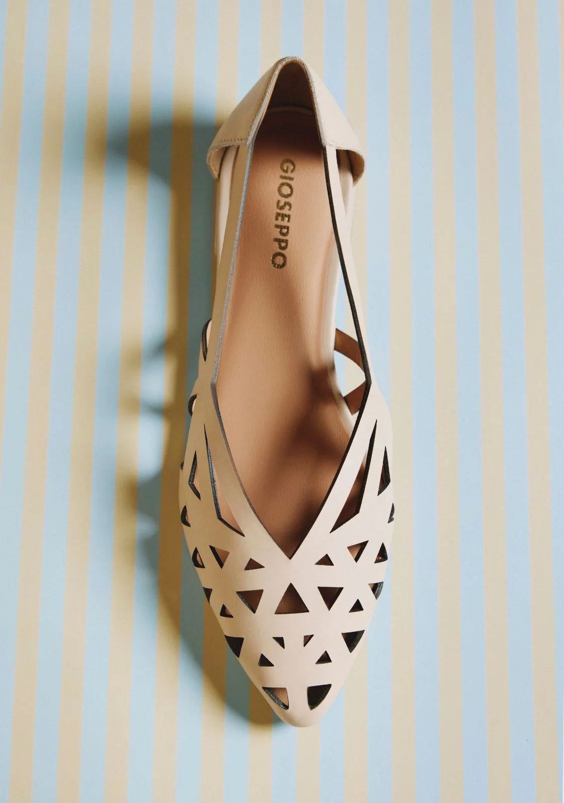 CUT-OUT LEATHER BALLET FLATS BUMALA - Image 5