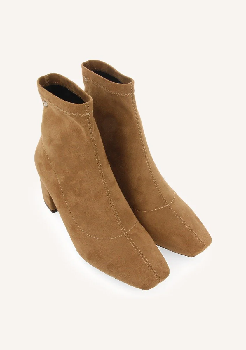 ELASTIC ANKLE BOOTS WITH CHUNKY HEEL RENGE - Image 4