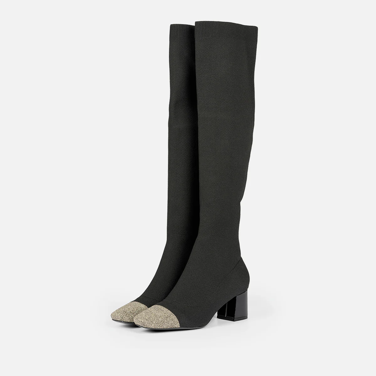 ELASTIC HIGH BOOTS WITH HEEL POPRAD - Image 2