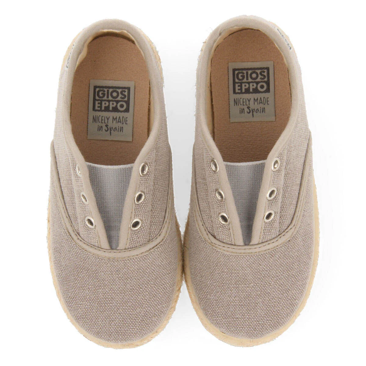 Farges babies grey oxford style espadrilles - Image 3
