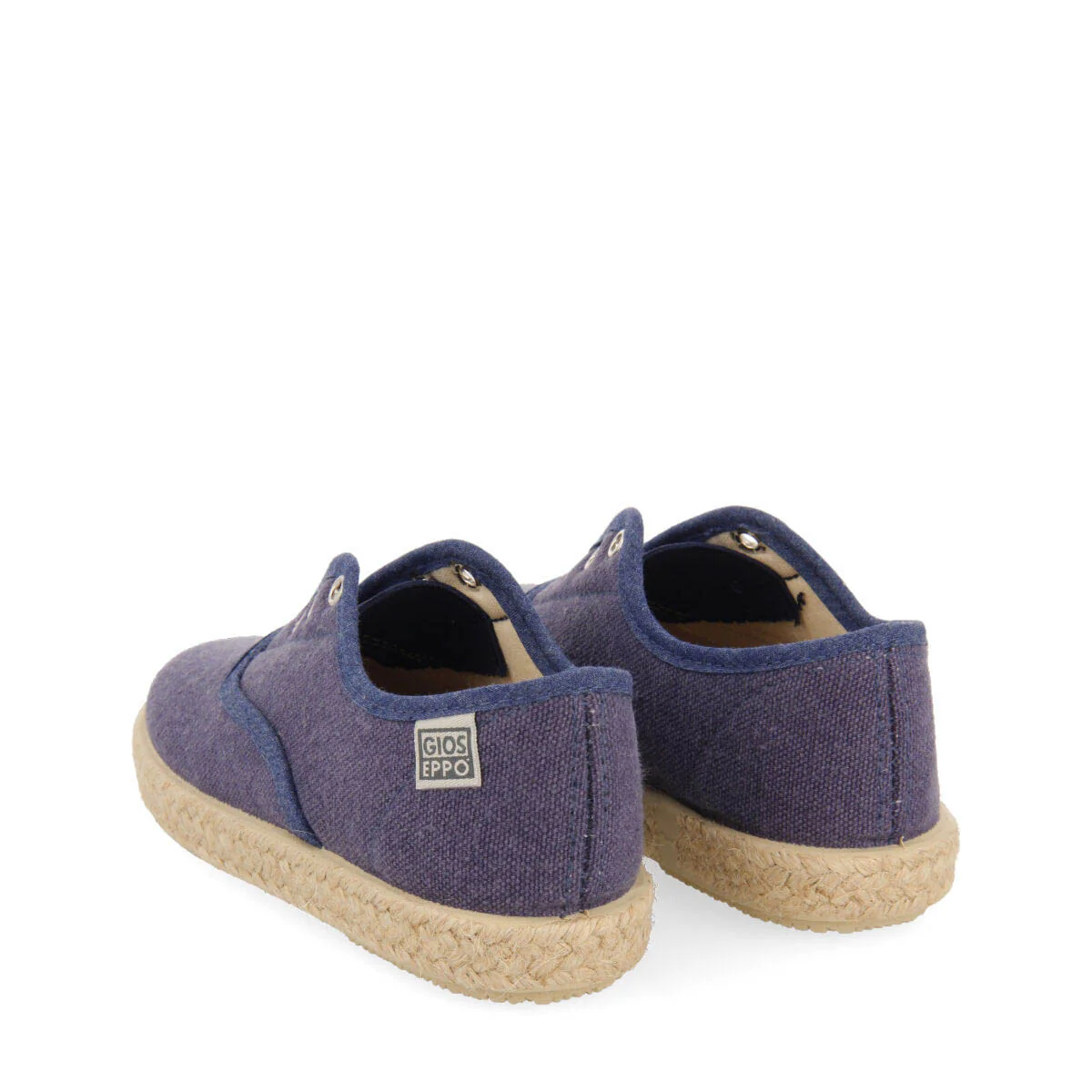 Farges babies navy blue oxford style espadrilles - Image 4
