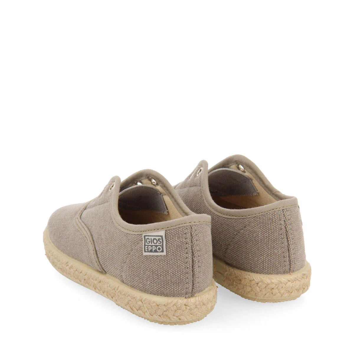 Farges boys grey oxford style espadrilles - Image 4