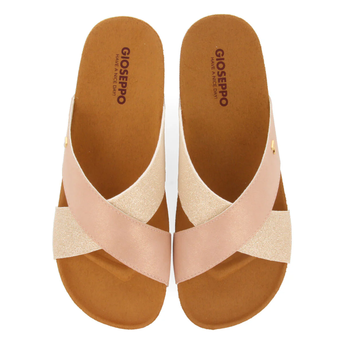 FLIP-FLOPS WITH GOLDEN STRAPS FOR WOMAN QORMI - Image 3