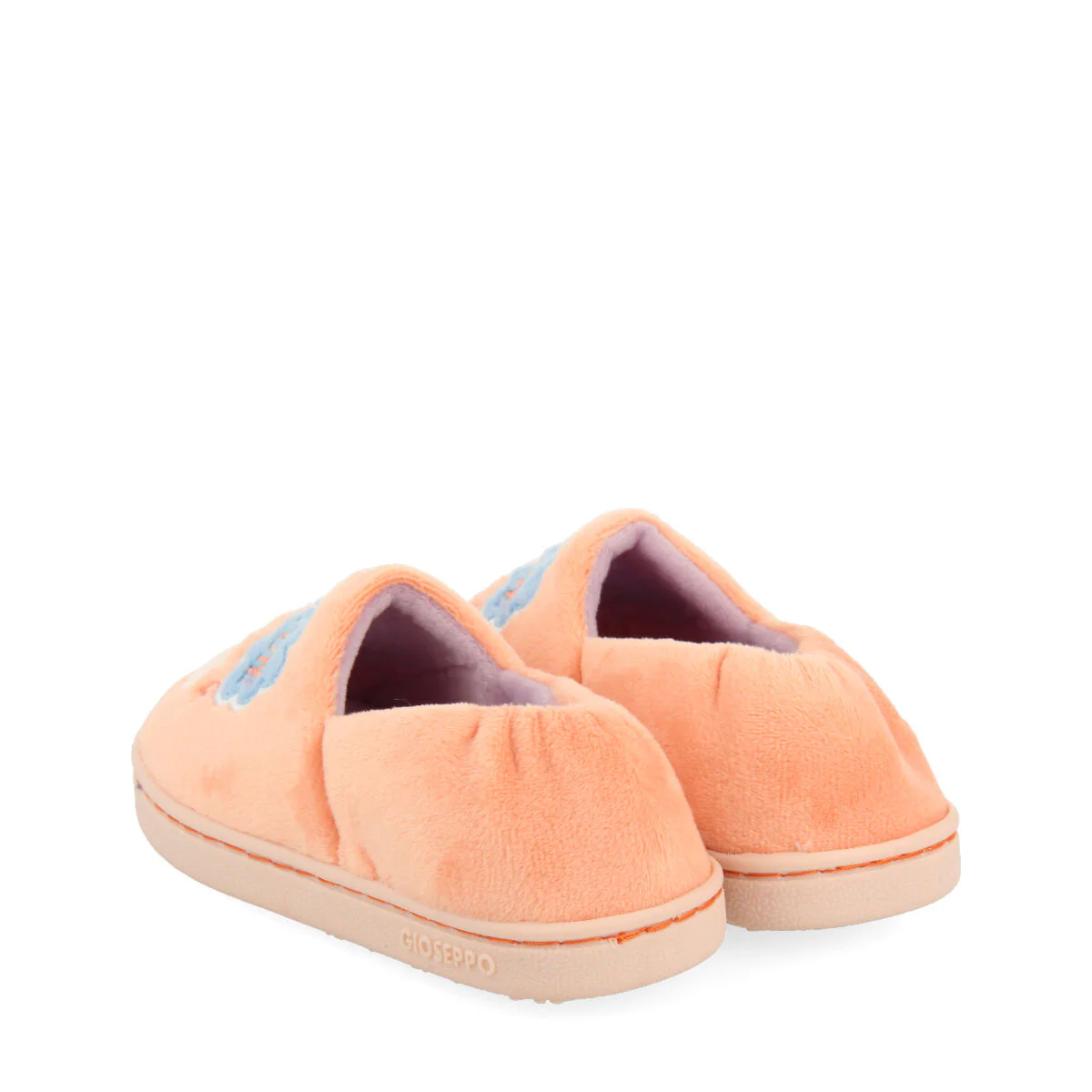 Flisa children's embroidered orange slippers - Image 4