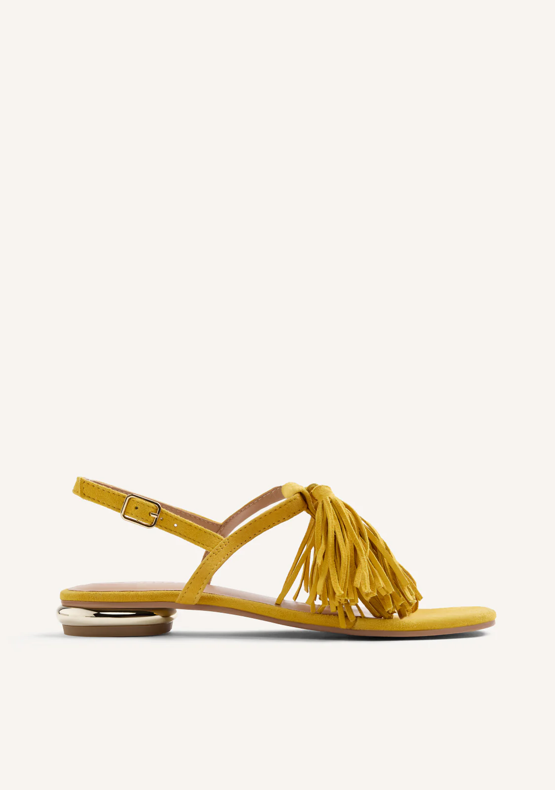 FRINGED LEATHER SANDALS ESCANABA