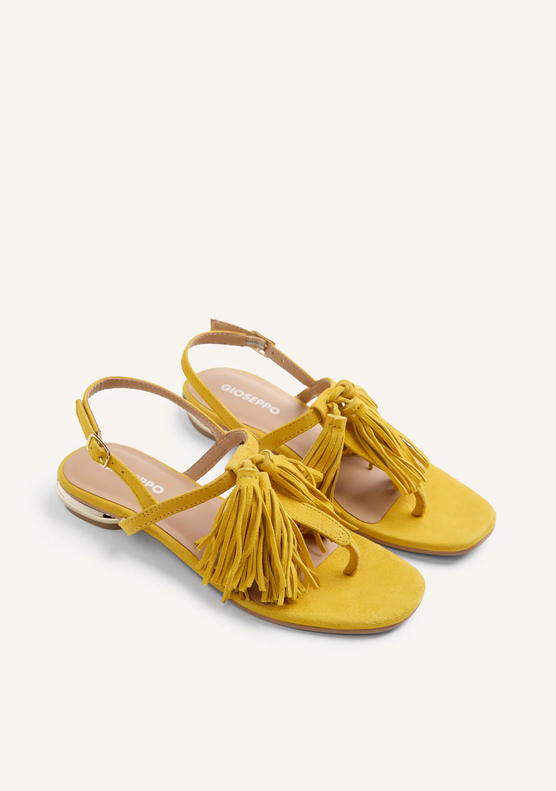FRINGED LEATHER SANDALS ESCANABA - Image 2