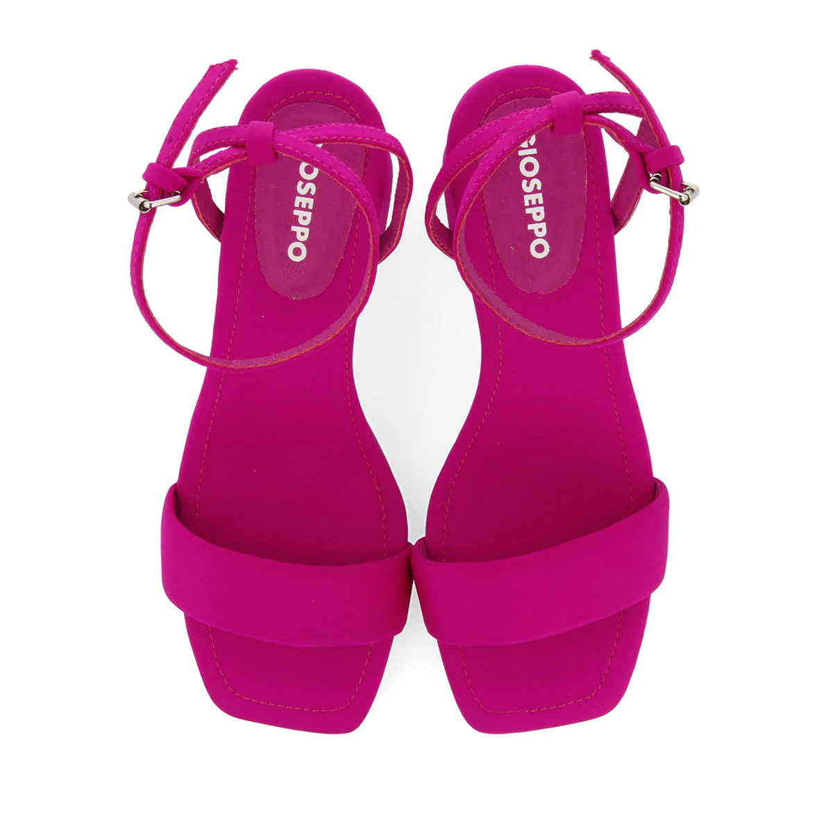 FUCHSIA HEEL SANDALS WITH PADDED STRAP FOR WOMEN GIARRE - Image 4