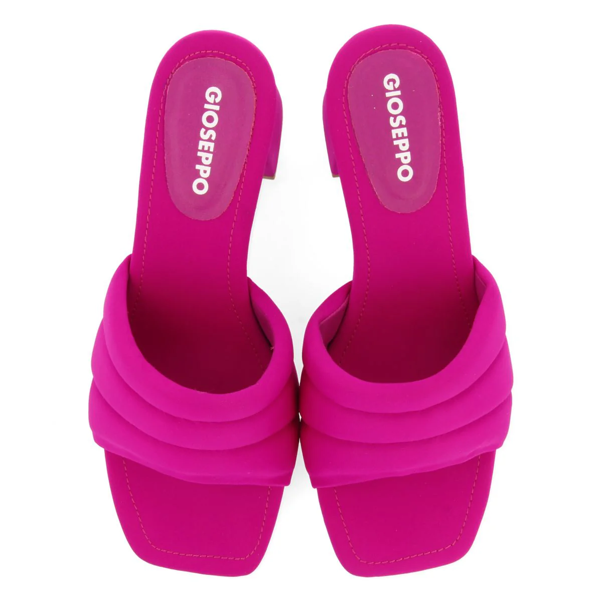 FUCHSIA HEELLESS SANDALS FOR WOMEN BUCODA - Image 2