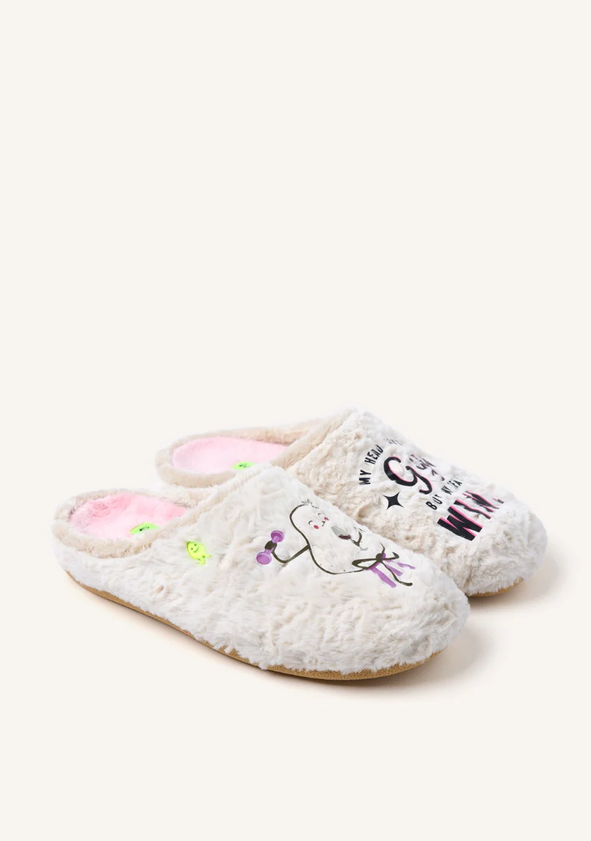 FUR HOUSE SLIPPERS DRAWING AND PHRASE BLANTYRE - Image 5