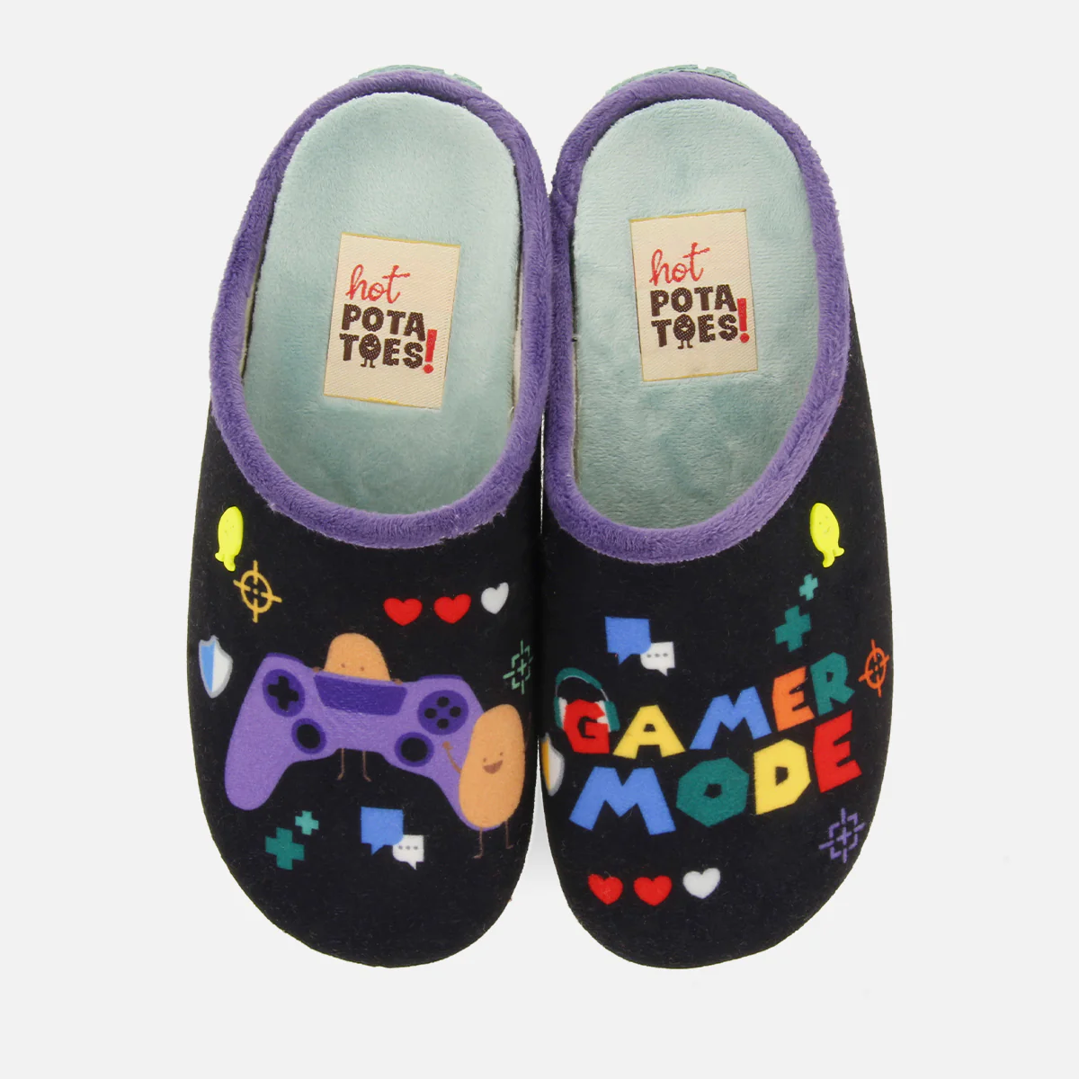 GAMING PRINTED HOUSE SLIPPERS BLEIBERG