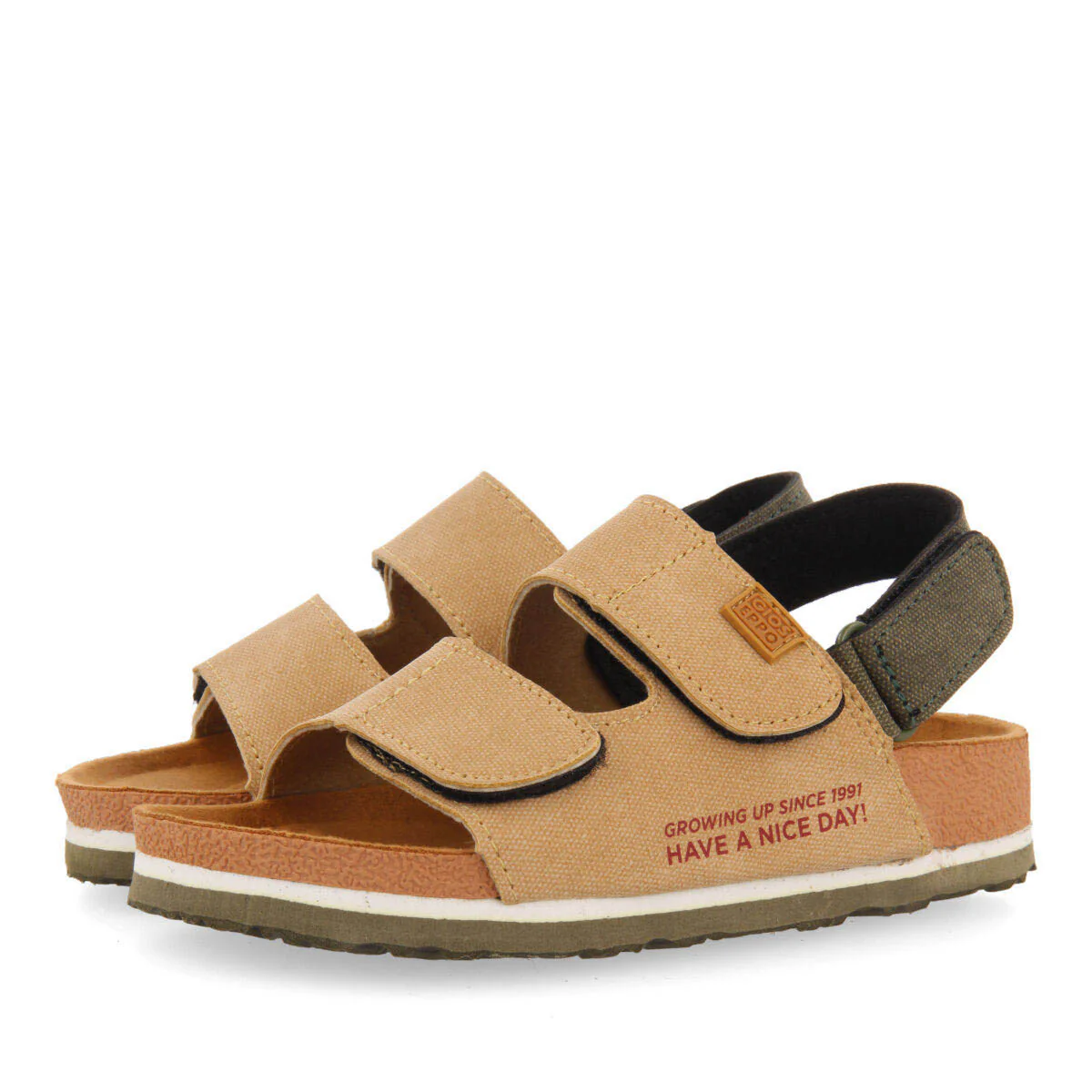 Gerais boys beige footbed sandals - Image 2