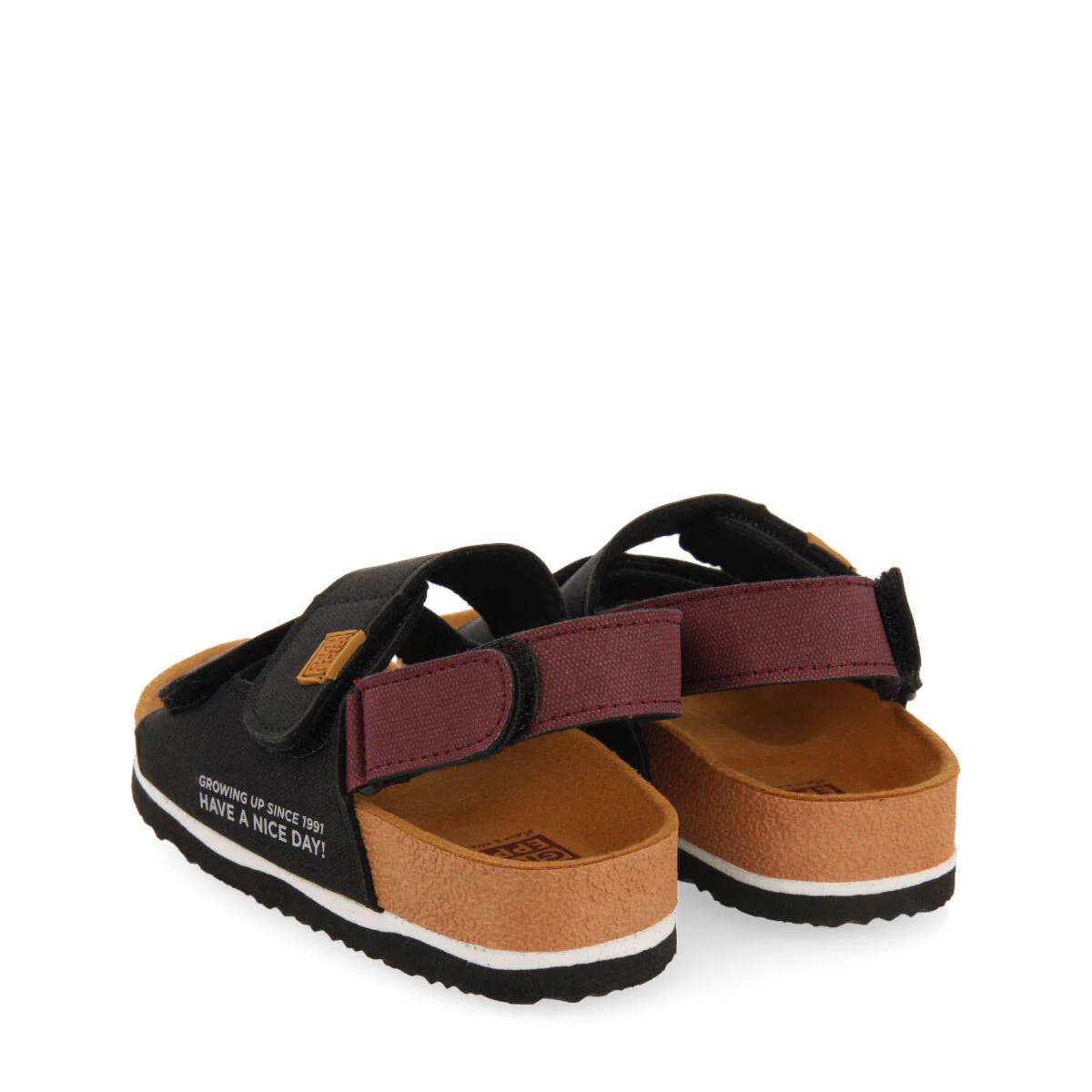 Gerais boys black footbed sandals - Image 4
