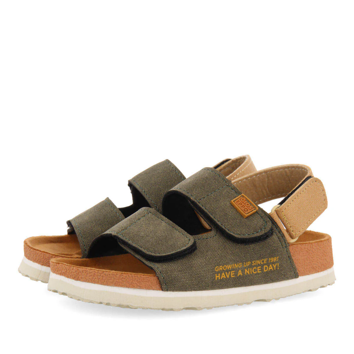 Gerais boys khaki footbed sandals - Image 3