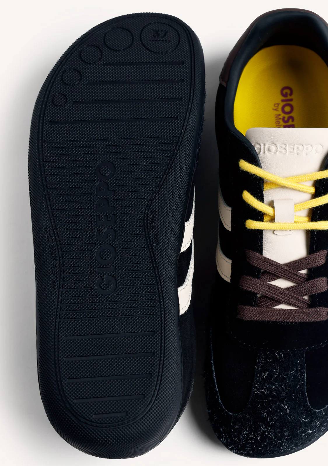 GIOSEPPO BAREFOOT – BLACK LEATHER SNEAKERS BY MELYSSA PINTO (I AM EDITION) - Image 5