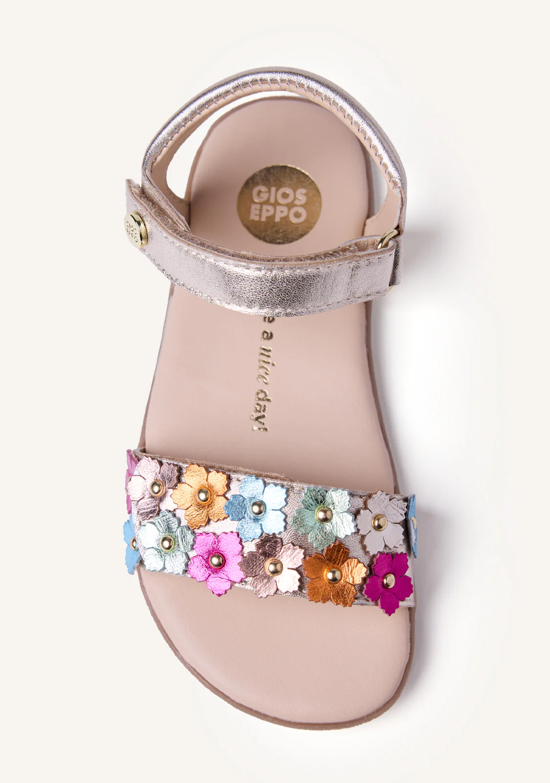 GIOSEPPO BAREFOOT - FLOWER LEATHER SANDALS LOITOK - Image 3