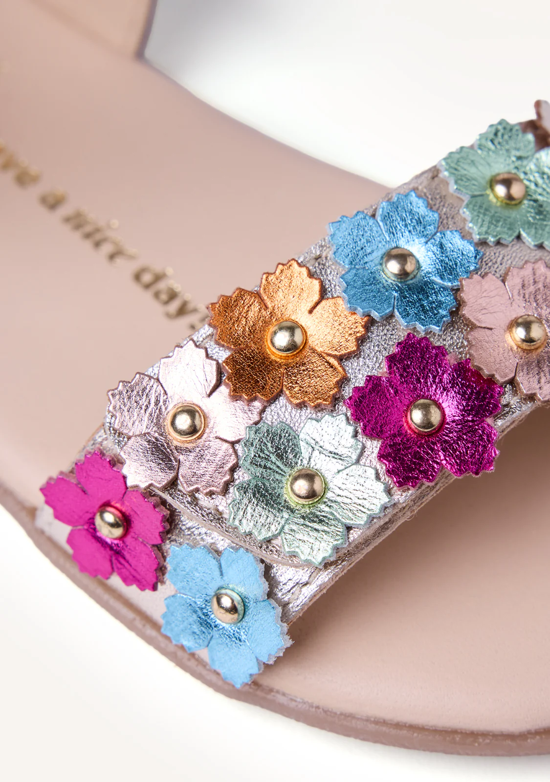 GIOSEPPO BAREFOOT - FLOWER LEATHER SANDALS LOITOK - Image 4