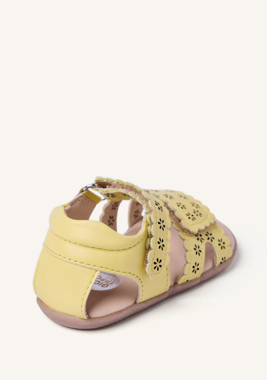 GIOSEPPO BAREFOOT - FLOWER OPEN LEATHER SANDALS KABATI - Image 5