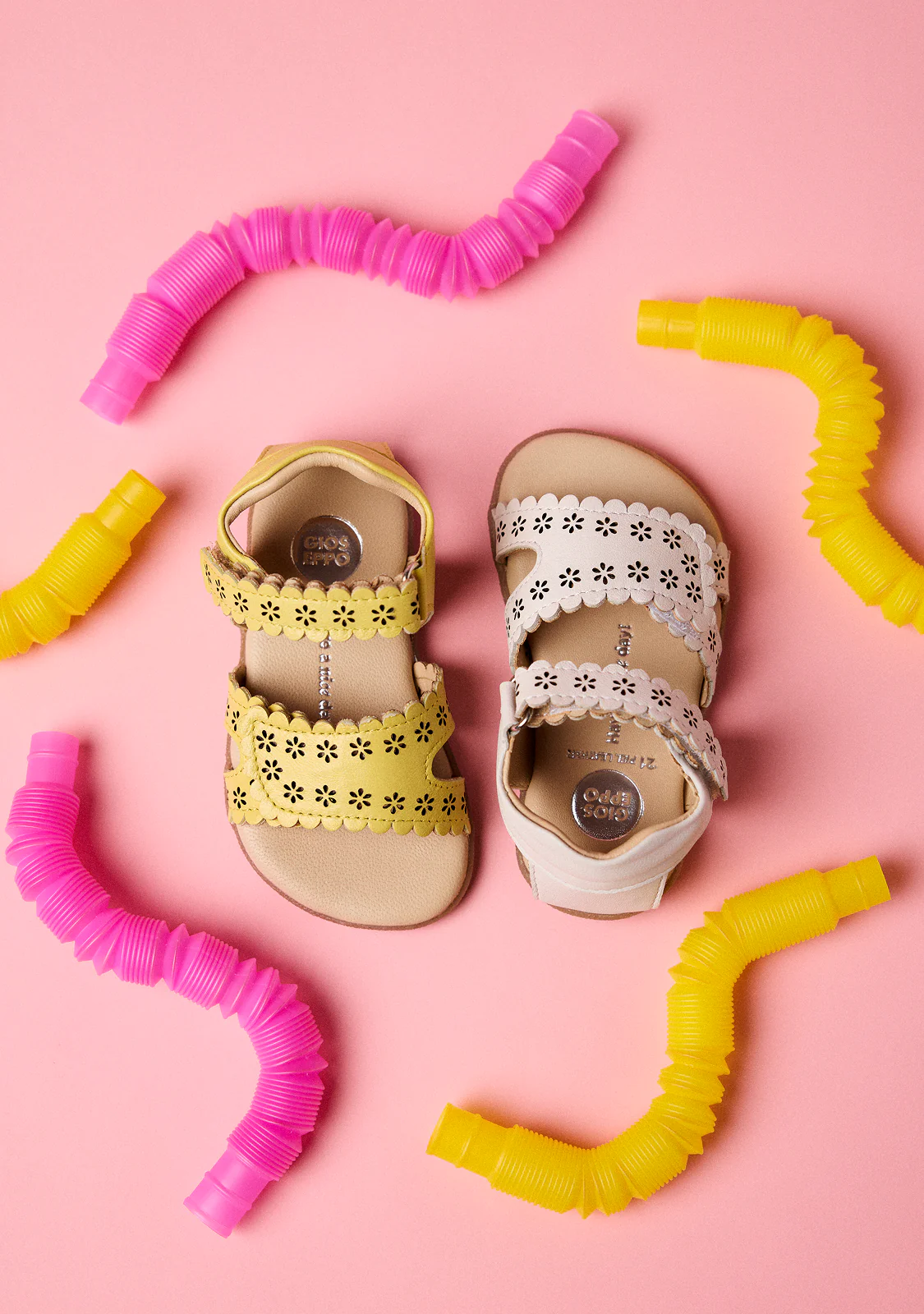 GIOSEPPO BAREFOOT - FLOWER OPEN LEATHER SANDALS KABATI - Image 8