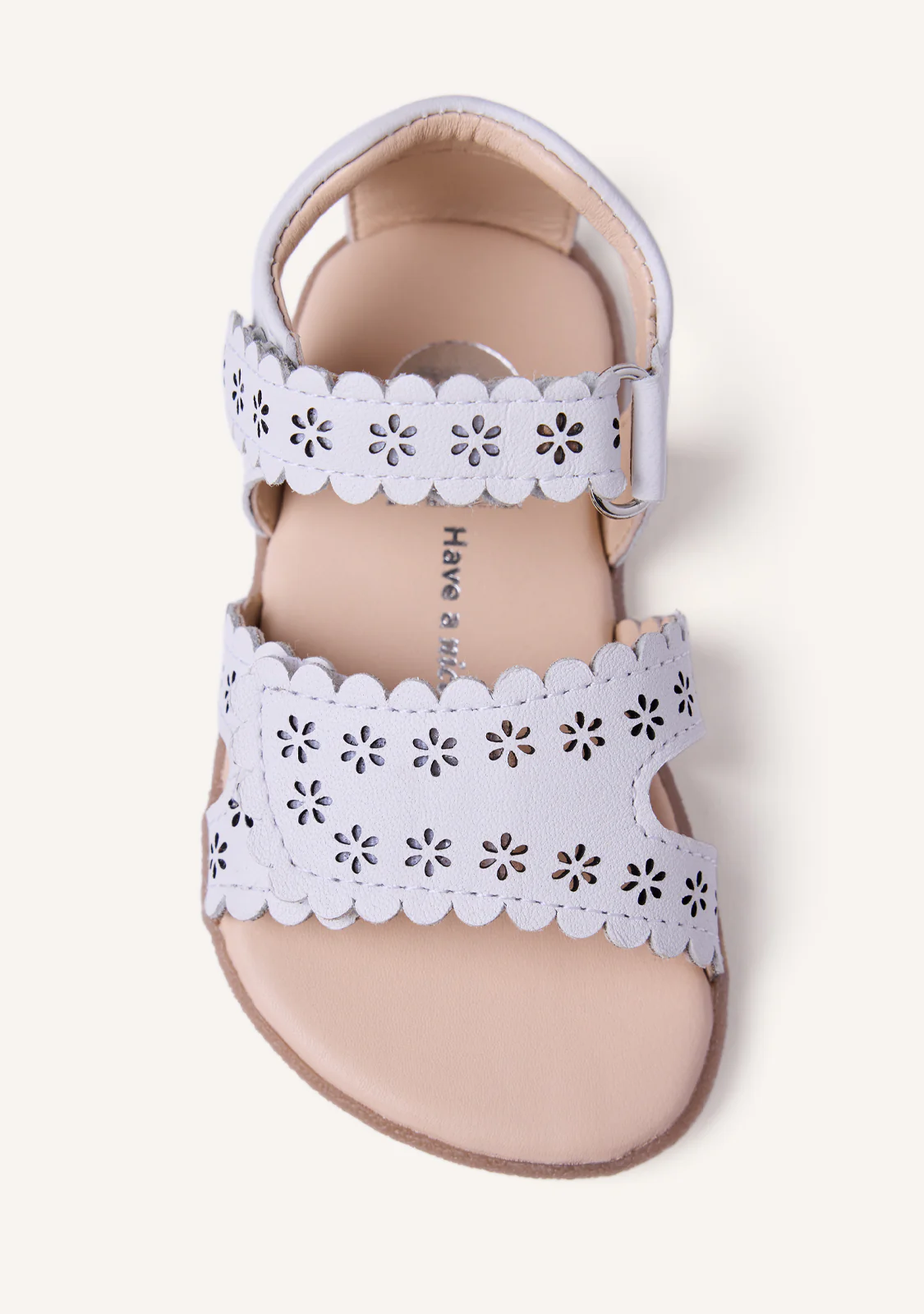 GIOSEPPO BAREFOOT - FLOWER OPEN LEATHER SANDALS KABATI - Image 3