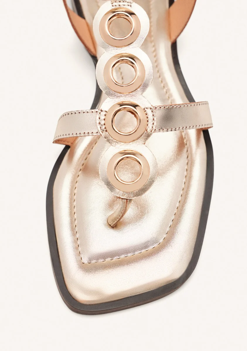 GREEK SANDALS LEATHER JEWELS EPPING - Image 3