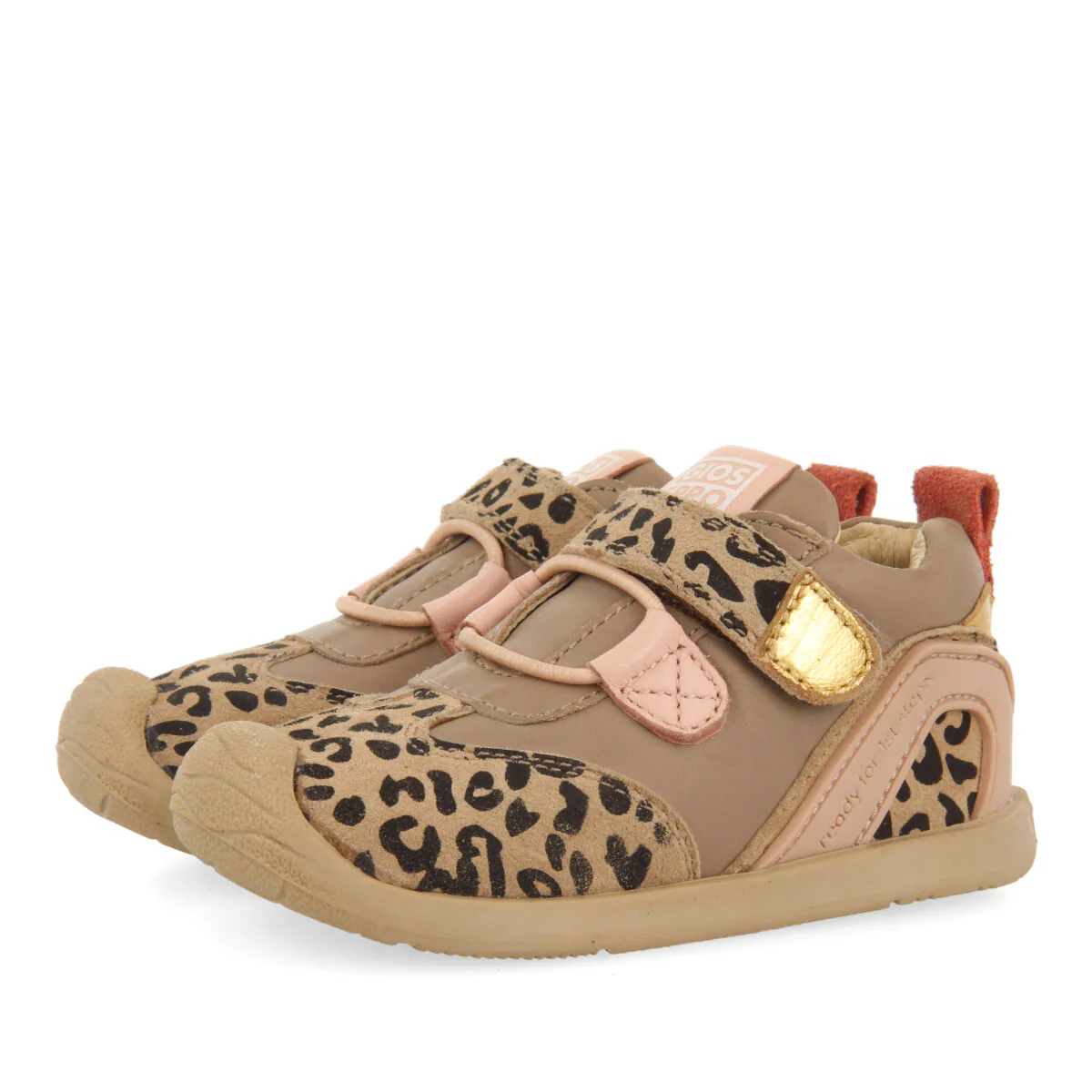 Greve my first gioseppo babies' leopard-print leather ankle boots - Image 2