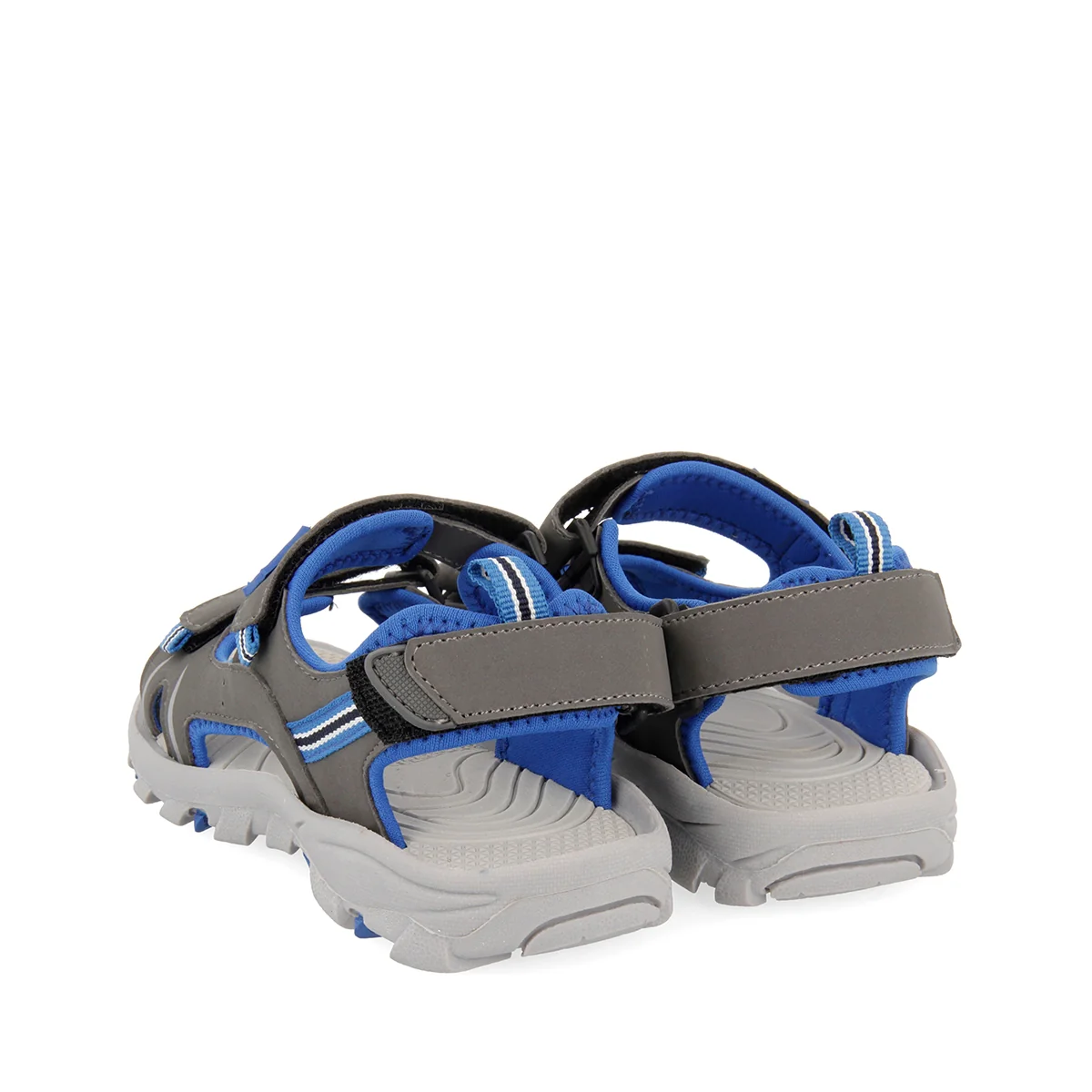 Grey sporty flip flops for boys AACHEN - Image 3