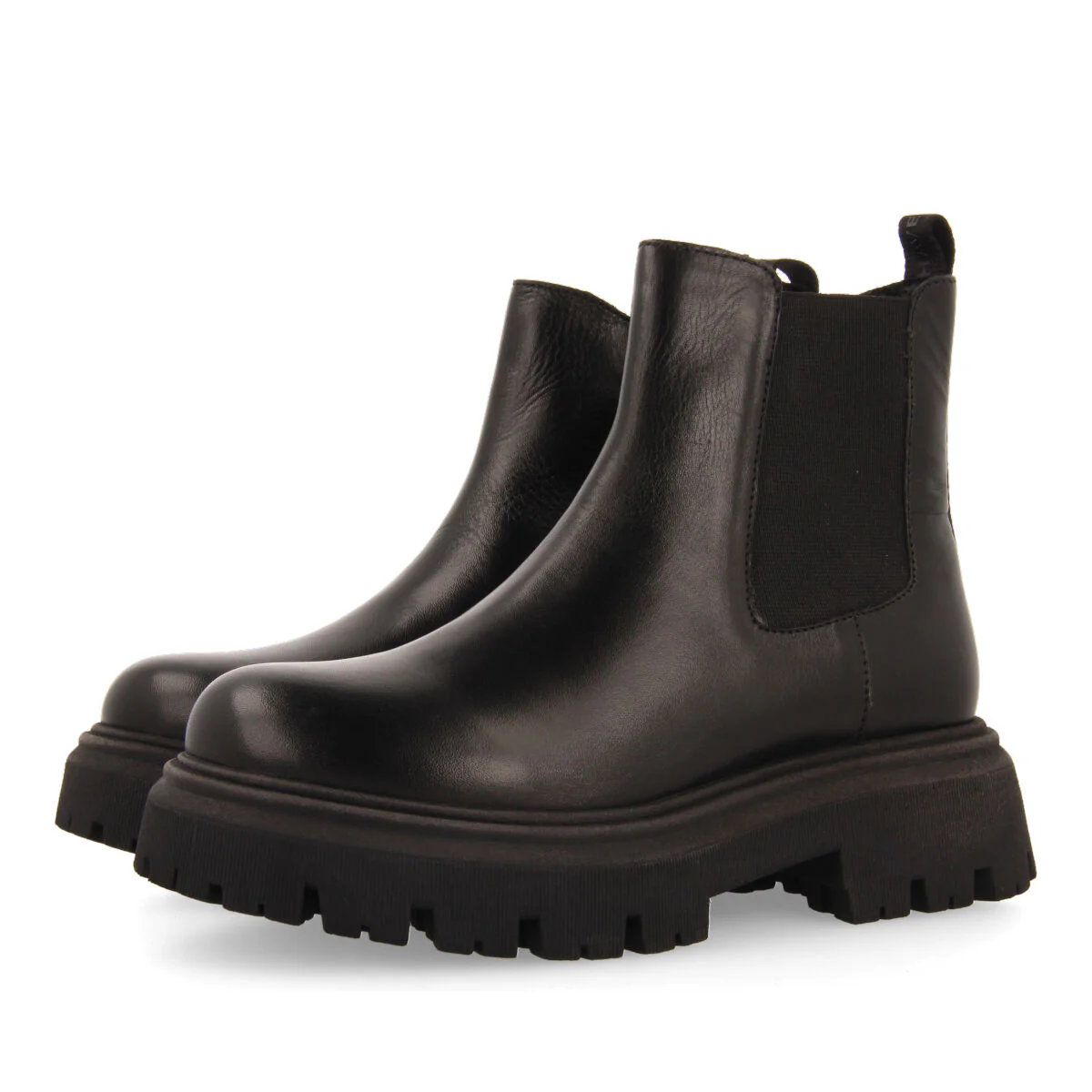 Hetland children's black leather chelsea boots - Image 4
