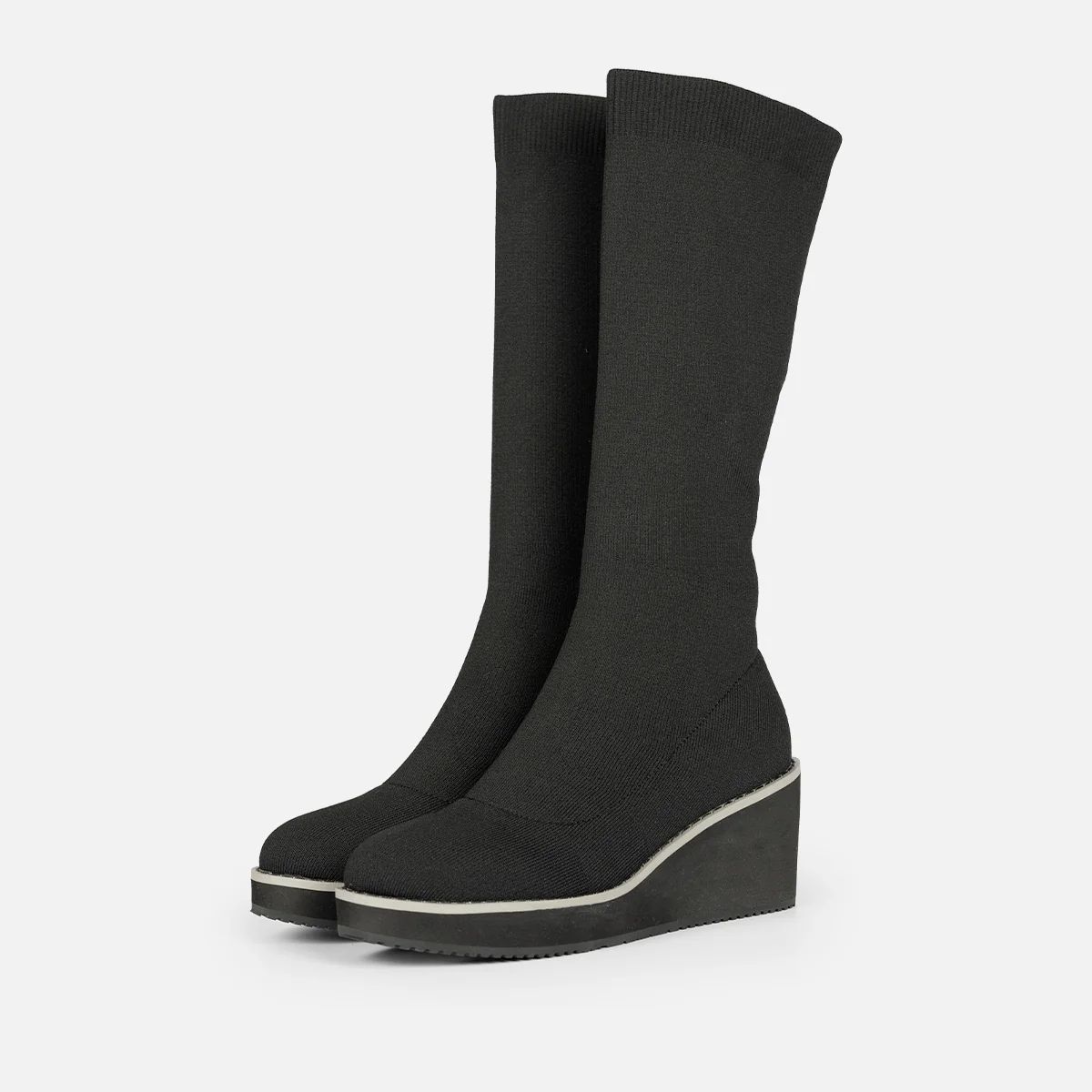 HIGH SOCK-STYLE WEDGE BOOTS PERINTON - Image 2