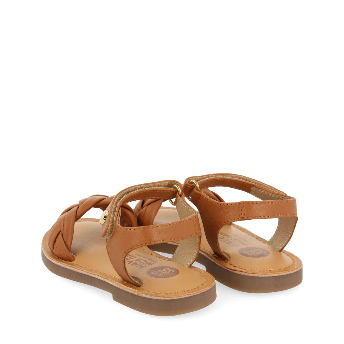 Ingai girls tanlaited leather sandals - Image 4