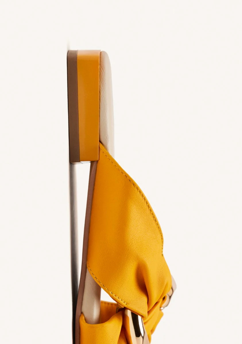 JEWEL LEATHER FLAT SANDALS KILLINGLY - Image 4