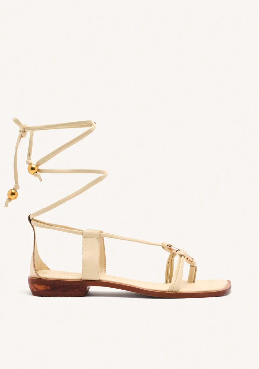 JEWEL LEATHER SANDALS SPRAGUE