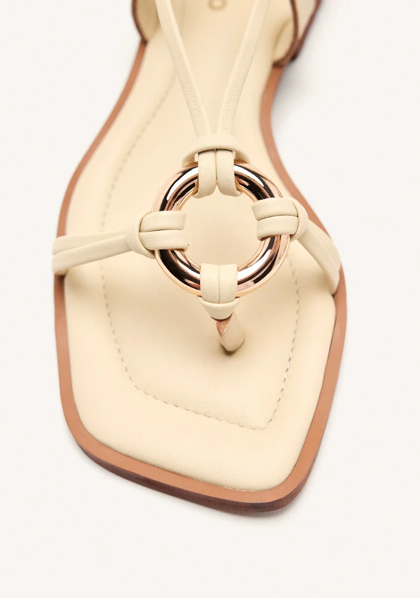 JEWEL LEATHER SANDALS SPRAGUE - Image 3