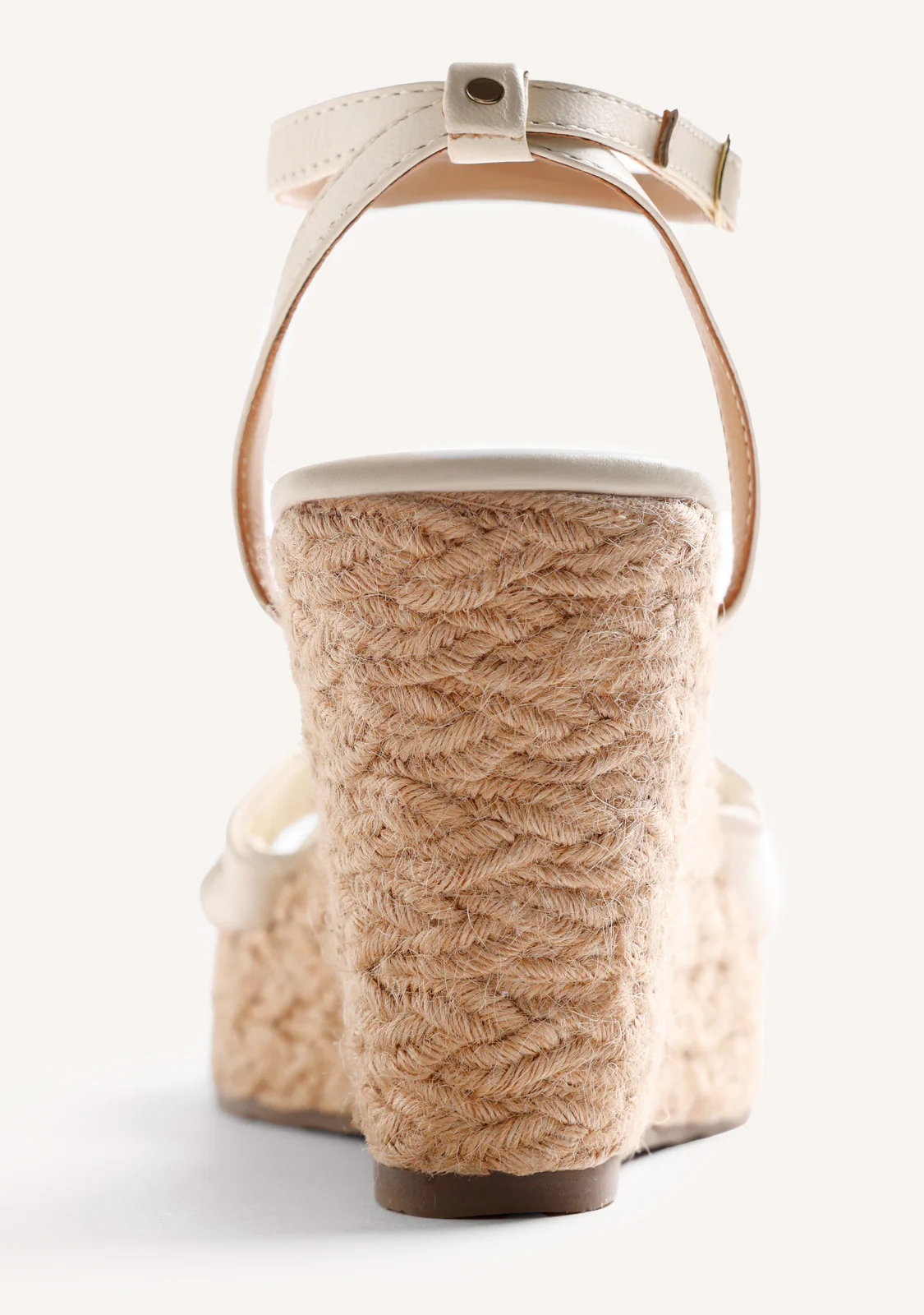 JEWEL LEATHER WEDGE SANDALS SOUDAN - Image 4