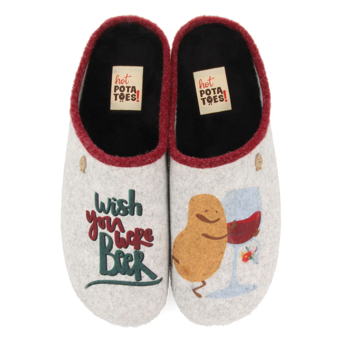 Kilteel slippers from the hot potatoes collection